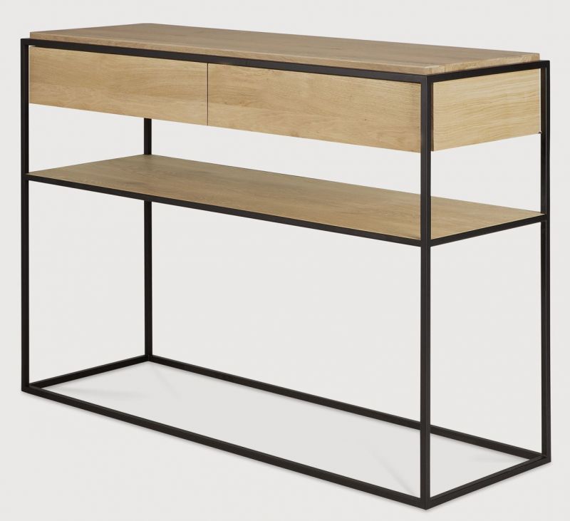 Monolit-consoletafel eikenhout Ethnicraft